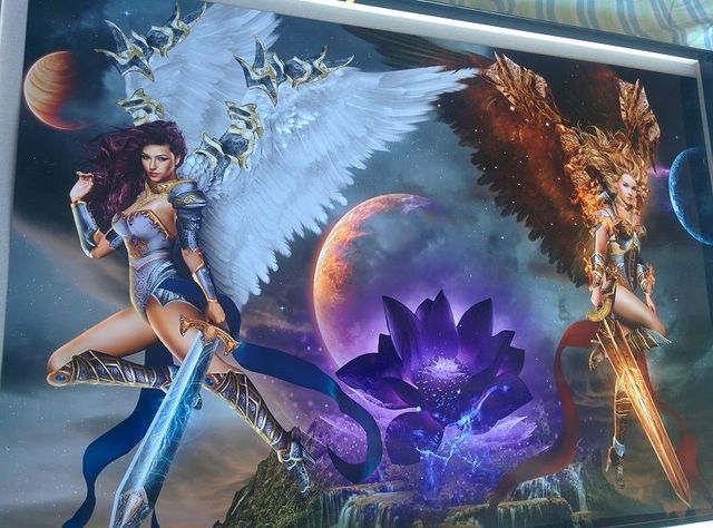 Art Print **Guardians of the Black Lotus** 13x19 Inches